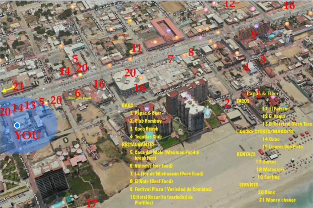 Lovely 1 Downtown Studio Rosarito Esterno foto